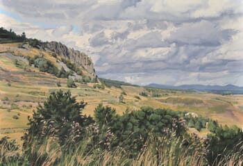September 1st, Wind over the Mézenc Massif par Anne Baudequin
