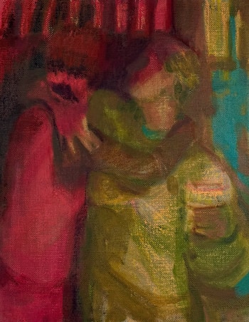 Nobody likes naughtiness, pink by Caroline Cornelius