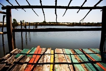 Le ponton by Lise Hébuterne