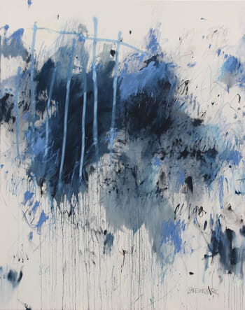 REVELING IN BLUE II by Daniela Schweinsberg