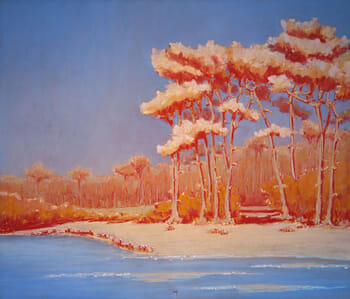 Le gué sur le Payré by François Cusson