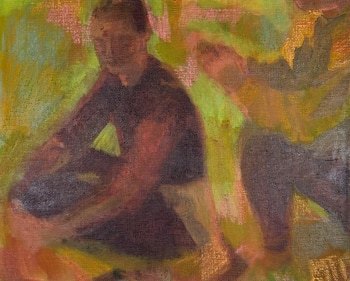 Claude, January sun by Caroline Cornelius