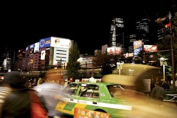 Le taxi vert by Lise Hébuterne