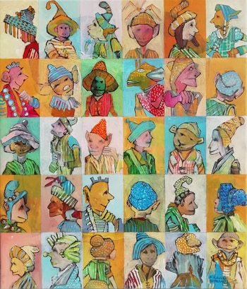 Figurative fragments 1 von Francisco Santos