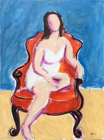 Seated Woman I by Heidi Lanino