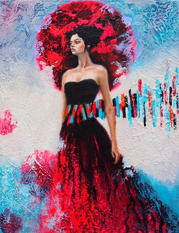 Pleine lune by Sylvie Julkowski-Egard