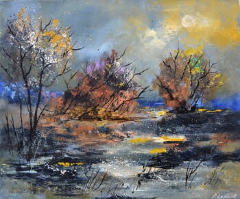 Moonshine on the water  by Pol Ledent