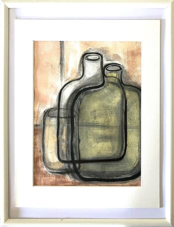 Compo bottles 3 by Anne Iris
