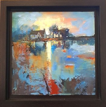 Sunset on the Lake.  by Olga Lomax