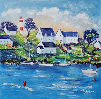 Le phare rouge de Doëlan by Patrick Brière