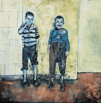 Deux enfants von Pascal Marlin