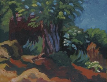 Matin d'été en Ardèche par Hélène Courtois-Redouté