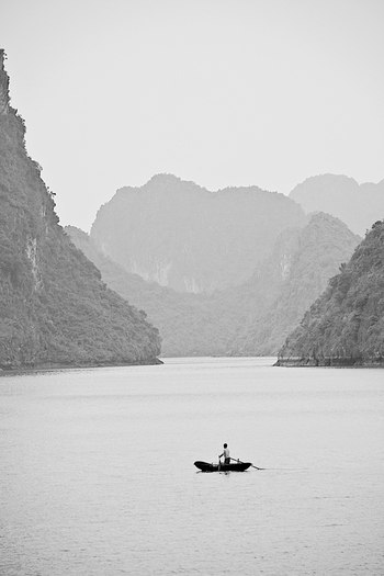 Le pêcheur by Lise Hébuterne