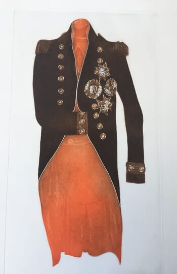 Emma Loves me in Sepia and Orange by Anna Toppin