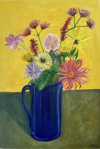 Flowers from the garden by Lorna Hope