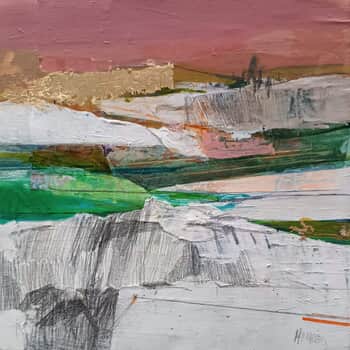 The Textured Land 1 by Magdalena Morey