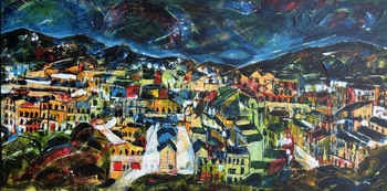 Crazy Karaoke night in Tusa von Barbara Piatti