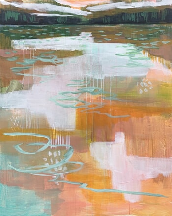 Tangerine Glow II by Alissa Kim Tjen