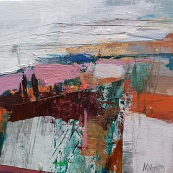 The Textured Land 3 by Magdalena Morey