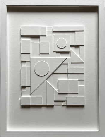 Handmade Paper Relief by Sean Thornhill