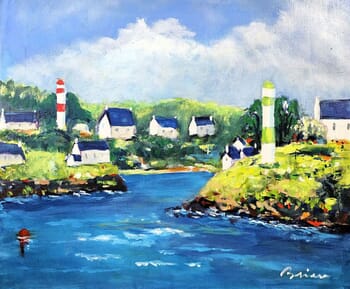 Doëlan les 2 phares by Patrick Brière