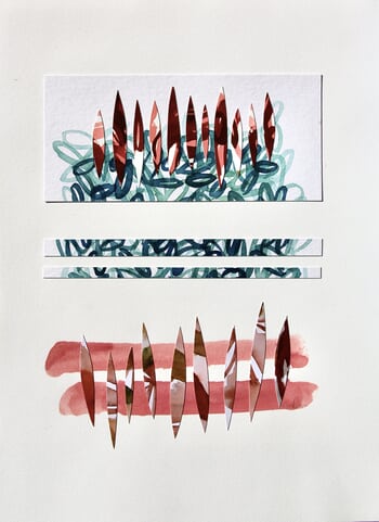 Collage d'automne I by Vincent Gabin