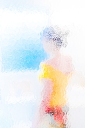 Girls Standing by the Window by Pedro Correa