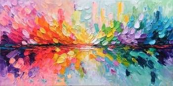 Floral abstract 1483 by Jingshen You