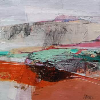 The Textured Land 3 by Magdalena Morey