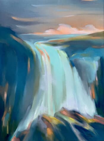 Cascading Blues by Kristin Holm Dybvig