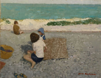 La serviette de plage  by James MacKeown