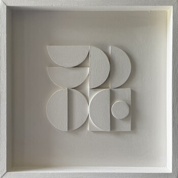 Box relief wall sculpture by Sean Thornhill