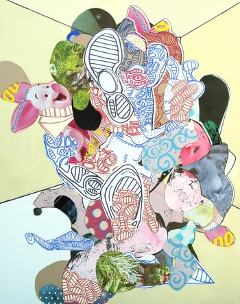 Man in armchair with pet by Pascal Marlin