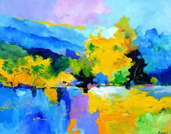 Colourful trees by Pol Ledent