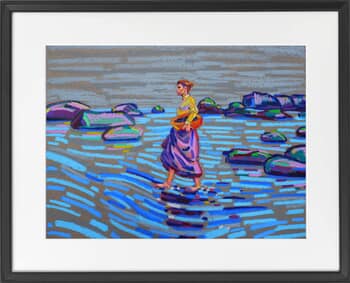 The Oyster Gatherer by Van Lanigh