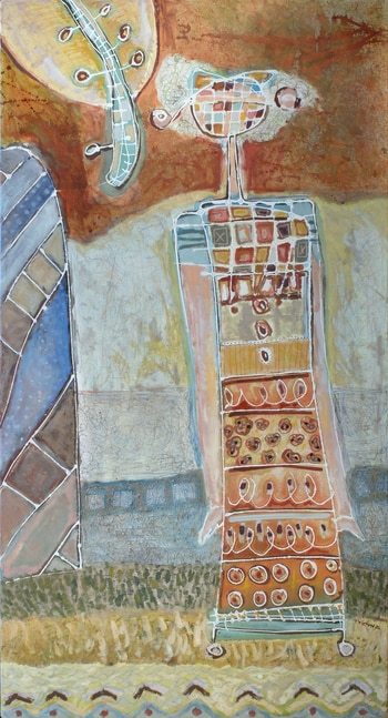 La joueuse de cithare by Thierry Virton