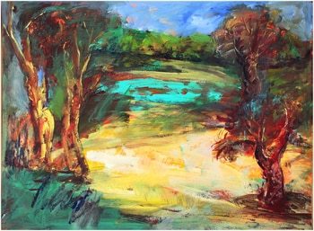 Les oliviers par Victorine Follana