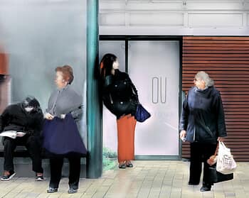 Arrêt de tram von Isabelle Chambon