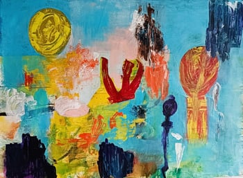 Lever de soleil sur l'Atlas by Clara Crespin