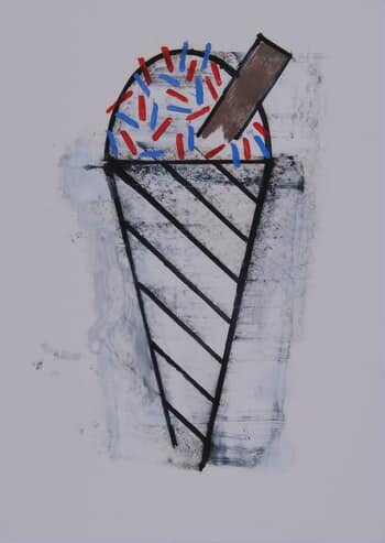 Study for a flake by Jack Kettlewell