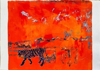 High Street BlueTiger Hunting 3 by Renata Fernandez