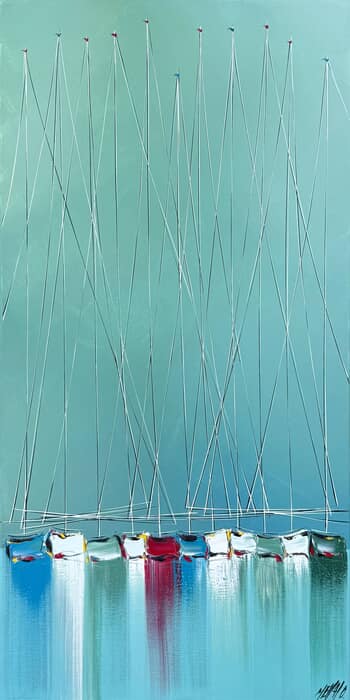 Eau turquoise... (ESPRIT VOILE 2025) von OLIVIER MESSAS