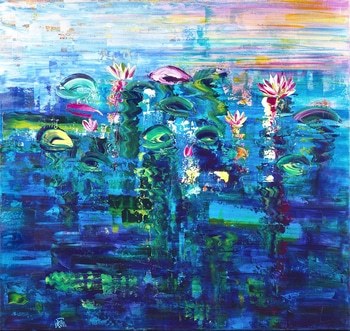 Nymphéas 202 by Joelle Kem Lika