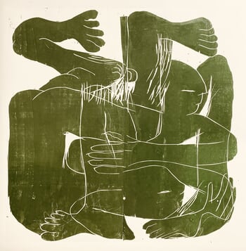 Back into a mirror by Barbara Kuebel