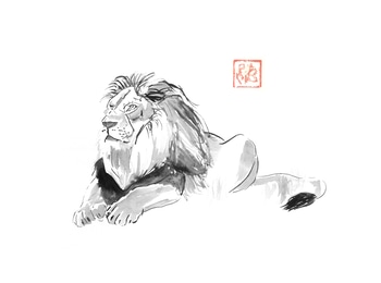 lion by Péchane