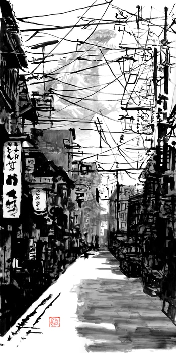 Attack on tokyo by Péchane