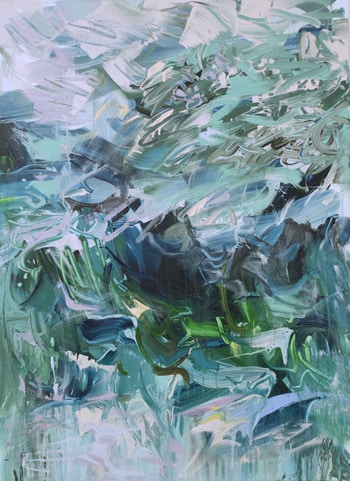 Movement in Blue by Mila Weis