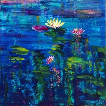 Nymphéas 195 by Joelle Kem Lika