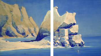 Rocher dans l'anse des Sévignés, Cap Fréhel par François Cusson