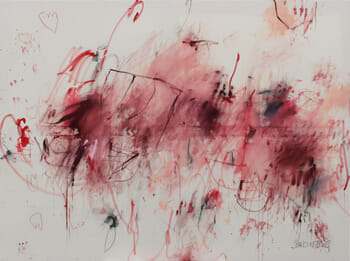 SELF-PORTRAIT IN RED by Daniela Schweinsberg